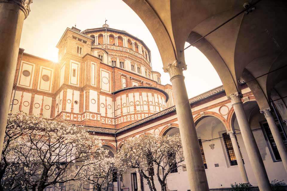 last supper location in milan
